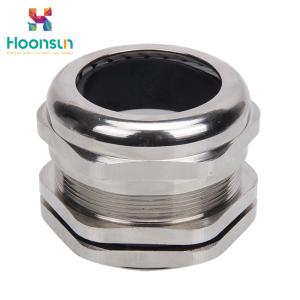 Quality Metallic IP65 Watertight Cable Gland / Electrical Cable Gland With Through Type wholesale