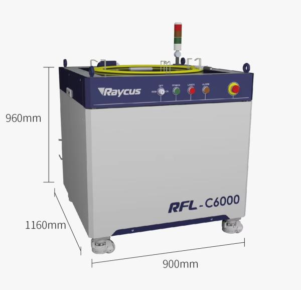 6000W Raycus Fiber Laser Source for Industrial Laser Equipment Cutting and