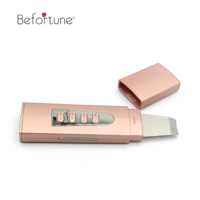 2018 New Befortune Rechargeable EMS Face Lifting Skin Scrubber