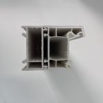 5mm 16mm 20mm Laminated UPVC Window Profiles 60B With Drainage Grooves