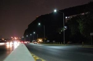Quality Industrial 120W Exterior Street Lights For Outdoor Road Security 579x325mm wholesale
