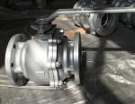 JIS10K Stainless steel CF8 floating ball valve