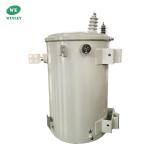 100KVA Single Phase PoleMounted Distribution Transformer Oil Immersed 12470V