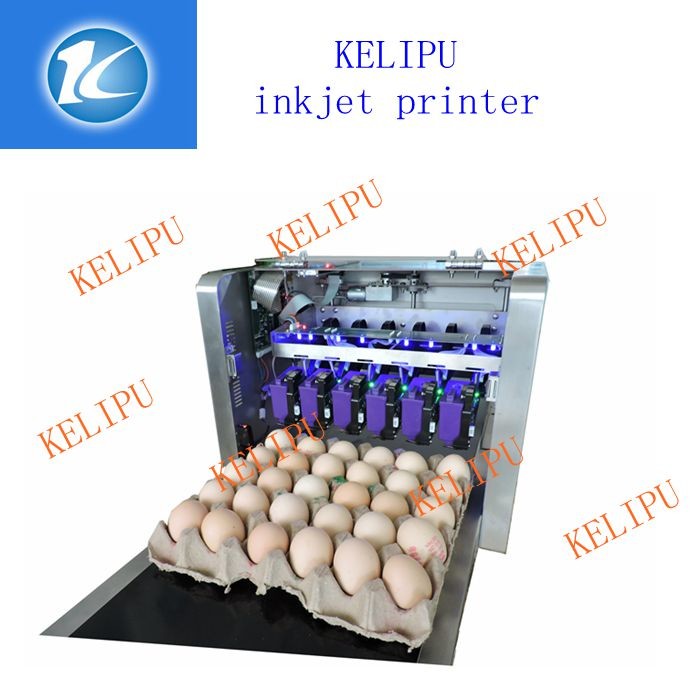 Printing 120000 Eggs / H Egg Stamping Machine For Bar Code Or Graphic LOGO