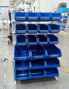 Quality Customized Pegboard Tool Rack 250 Kgs Per Layer Chrome Plated Exhibiting wholesale