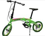 Aluminum Alloy Ladies Disc Brake 16 Inch Folding Bike