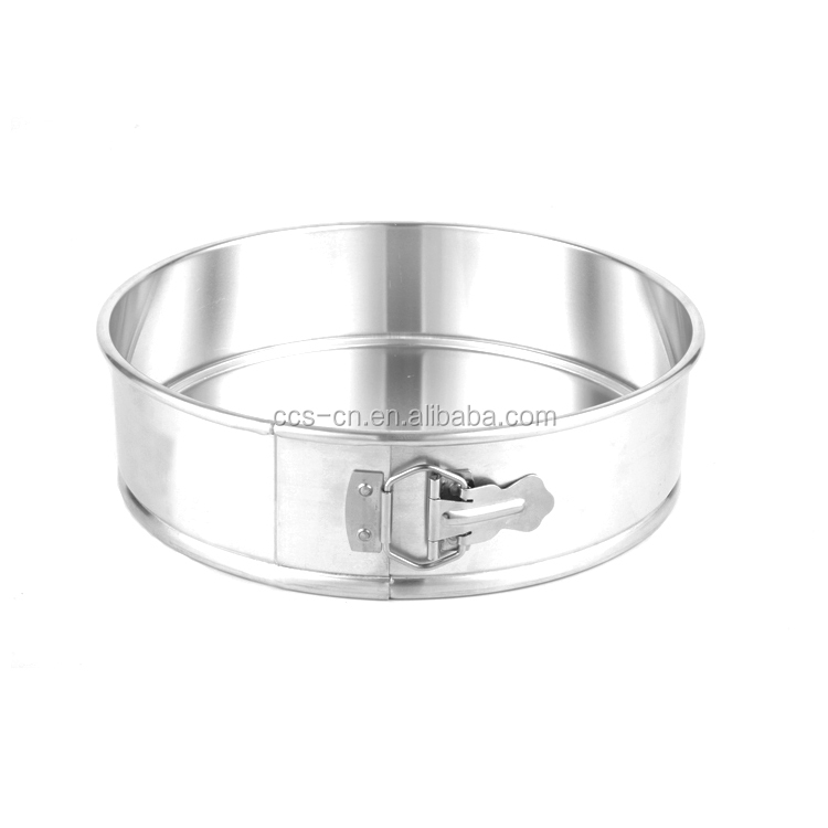 6inch-12inch round removable bottom aluminum springform cake pan with lock