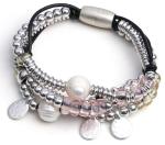 jewellery spring and summer new collection leather magnetic bracelet, fashion