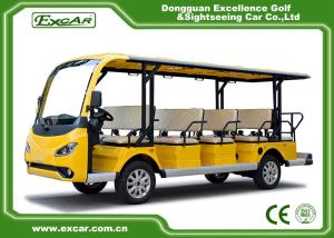 Quality Small Electric Sightseeing Bus , 7.5KM Motor 72V Trojan Electric Tour Car wholesale
