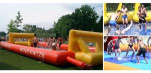 Quality School Inflatable Soccer Field / Soap Football Field For Teenager Play wholesale