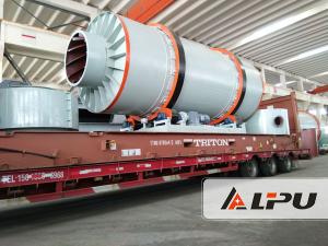 Quality ISO Certificated Industrial Rotary Dryer / Ore Sand Rotary Drum Dryer Machine wholesale