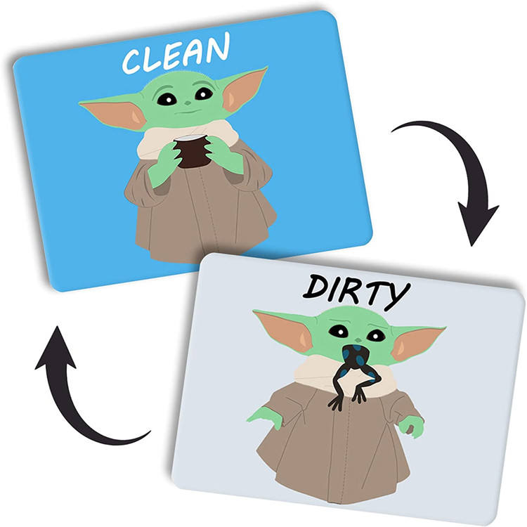 OEM Reversible Dishwasher Clean Sign Magnet CMYK 3.93*3.14inch