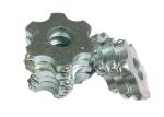 46-55 HRC Flail Scarifier Cutter Tungsten Carbide Tipped Wheels For Grooving