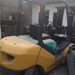 used komatsu FD30-16 three stages and side shift forklift
