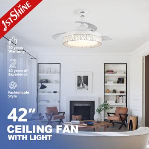 Quality Low Watt Inverter LED Ceiling Fan with Remote Control and Metal Lamp Body Material wholesale