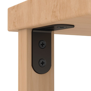 Work Process Bending Stainless Steel Mending Plates Straight Support Shelf Bracket with Mounting Screws