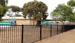 Customized Black Zinc Steel Metal Garrison Fence Panels Maintenance Free