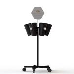 6 Bouquets Metal Floor Display Stand In Flower Shop