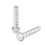 Custom Heavy Duty Carbon Steel Flange Hex Head Concrete Anchors for Easy