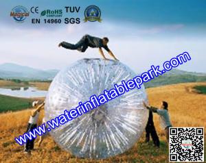 Quality Sport Body Zorbing Bubble Ball For Playing , Inflatable Grass Zorb Ball wholesale