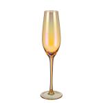 Hand Made Electroplating Luster Lead Free Crystal Champagne Glasses