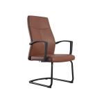 25mm Tube Real Leather Fabric Executive Office Chair Furniture ODM