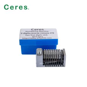 China Backward 8 Digits Leibinger Numbering Machine Parts 3/16'' Gothic on sale