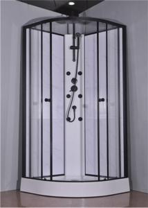 Quality Bathroom Shower Cabins , Shower Units 850 X 850 X 2250 mm Black aluminium wholesale