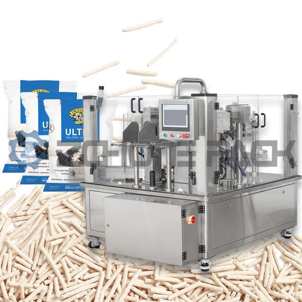 Cat Litter Packaging Machine Granule Solid Intelligent Weighing Discharging