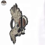 Personalized Sequined Embroidered Eagle Patches Cartoons Image For Clothing