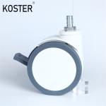 5 Inch Hospital Medical Patient Bed Central Locking Caster Initial Payment Zinc