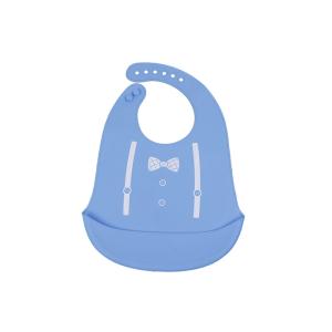 Quality Food Grade Feeding Bib Waterproof Silicone Bibs Customized For Baby wholesale