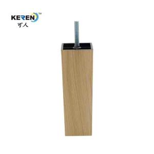 Quality KR-P0166W1 6 Inch Replacement Plastic Couch Legs , Plastic Chair Legs For Bed Frame wholesale
