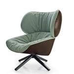 Recliner Italian Designer Classic Modern Luxury Fiberglass Upholstered PU