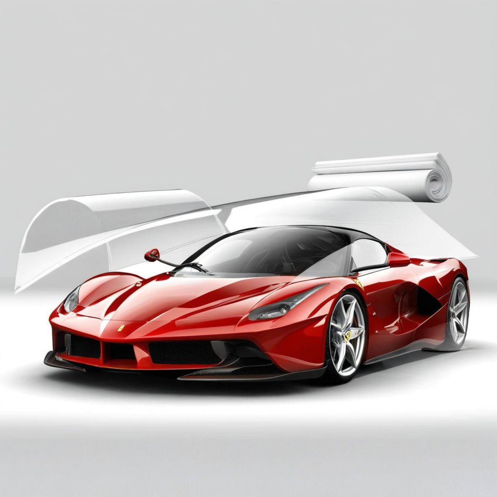7.5 Mil Clear TPU Self Healing Anti-Dirty Installation-Friendly Car Paint Protection Film