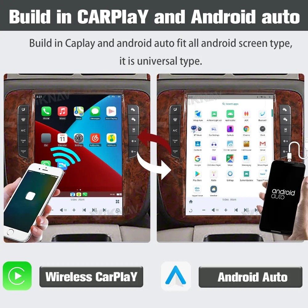 1024 X 768 Android Car Stereo In 2007-2013 GMC Yukon Chevy Suburban Tahoe
