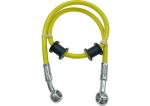 Motorcycle Stainless Steel Braided AN3 PTFE Fuel Hose Assembly Corrosion Proof