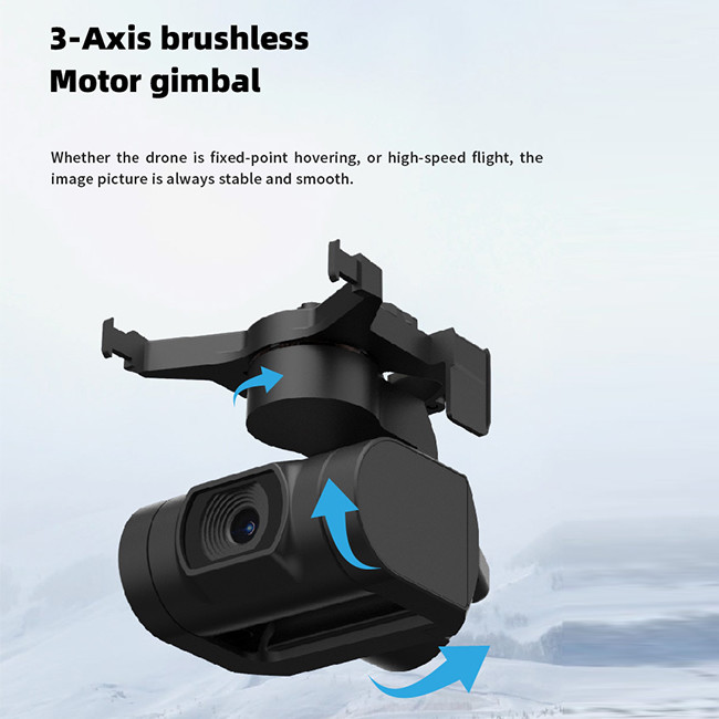Drone Faith Mini2 With Professional 4K HD Camera 5G Wifi 3-Axis Gimbal GPS Drones