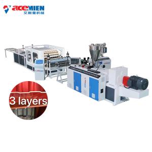 Quality 3 Layers ASA Glazed Plastic Roof Tile Making Machine wholesale