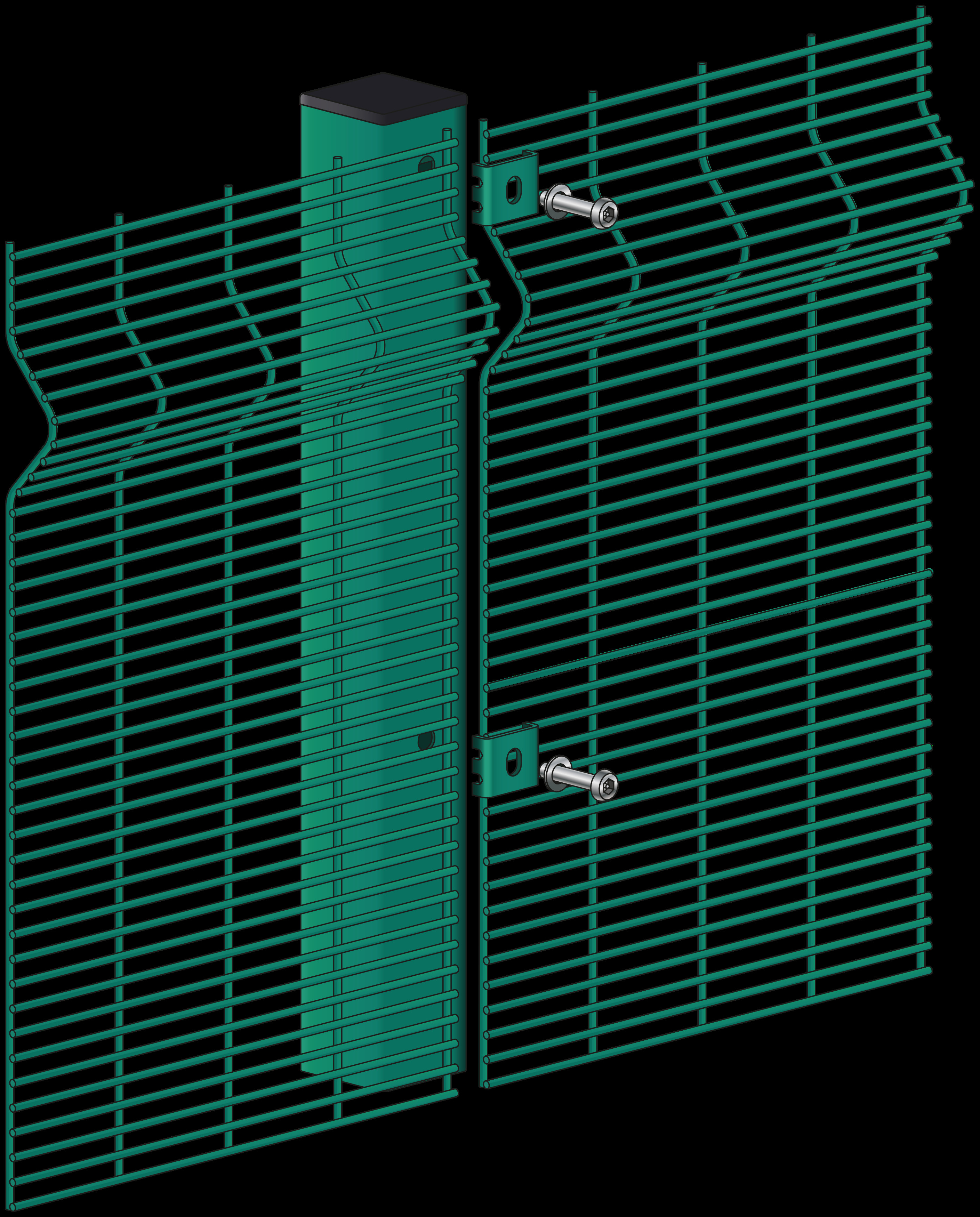 Galvanized Anti Theft Anti Cut 358 Mesh Fencing Panels