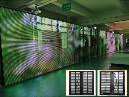 Longvision Led Curtain Screen Mesh Display P7.8 P10 P15