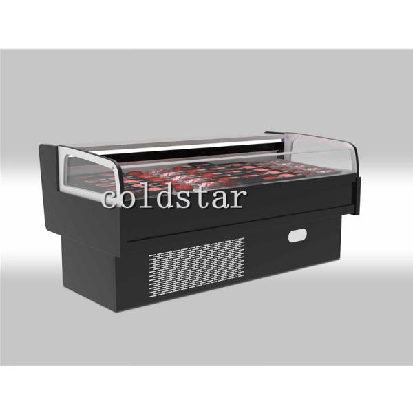 Supermarket meat display fridge commercial meat refrigerator self service meat