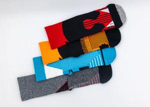 Quality Sporty Disposable Long Black Basketball Socks For Young Boys Logo Cutomized wholesale