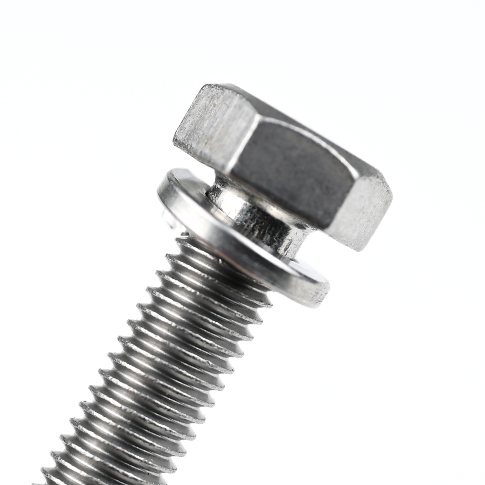Contact Customer Service for Customized Stable A2 Machine Screws M8x32 Mm Hexagon SEMS