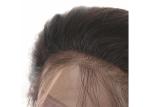 Real 360 Frontal Virgin Hair , Brazilian Lace Frontal Pieces Natural Color