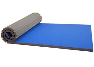 Quality Waterproof Carpet Bonded Foam Cheerleader Roll Up Mat Ultimate Shock Absorption wholesale