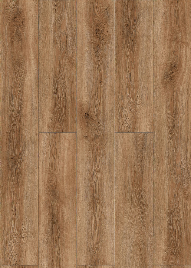 1220mm SPC Wood Flooring Long Lasting Flame Retardant Stone Plastic Composite Aoste Oak GKBM DP-W82277