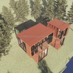Modern Design 20ft Portable Shipping Container Clothing Store Pop-Up Retail