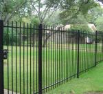 Wrought Iron Zinc Steel Palisade Fencing Easily Assembled Eco Friendly