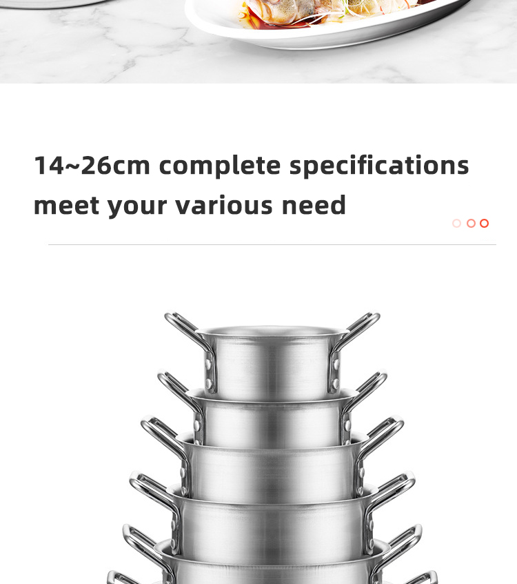 Hot Selling Kitchen Cooking Pot 5 PCS 7 PCS Cookware Sets Aluminum Soup Pot Set With Lid